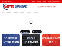 Tablet Screenshot of mobilefleetsolutions.com